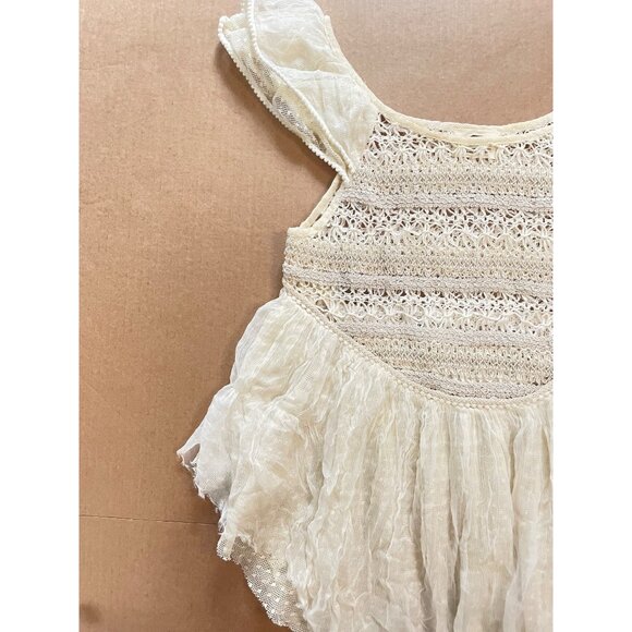 Pins and Needles Women's Lace Top (Anthropologie)‎ Romantic Fairy Flowy Top - Picture 7 of 8